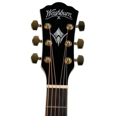 Washburn EA55G-A | Mini-Jumbo Acoustic / Electric Exotic Koa Burst. New with Full Warranty! image 11