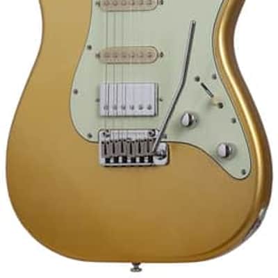 Schecter Nick Johnston Traditional HSS 10th Anniversary Atomic Saffron image 1