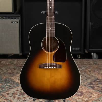 Gibson J-45 Special Acoustic/Electric Guitar - Satin Vintage Sunburst with Gig Bag image 4