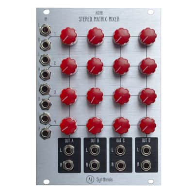 AI Synthesis AI018 Stereo Matrix Mixer Full Kit Silver image 1