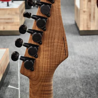 Suhr Modern T Custom Firehouse Guitars Exclusive Electric Guitar, Roasted Maple Fingerboard, Graphite Metallic image 4