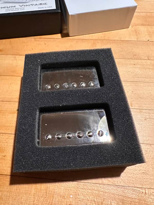Gibson BB1 & BB2 PAF original pickups 2020 - Chrome finish image 1