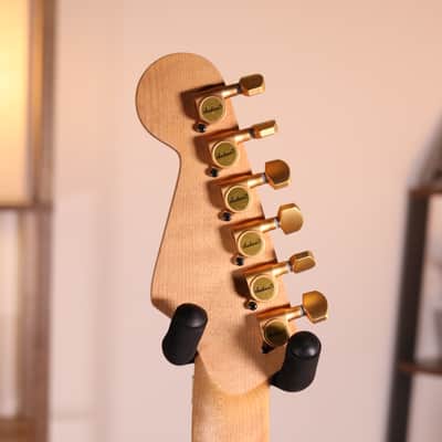 Jackson Custom Shop USA Signature Phil Collen PC1 - Caramelized Flame Maple Fingerboard, Satin Au Natural image 25