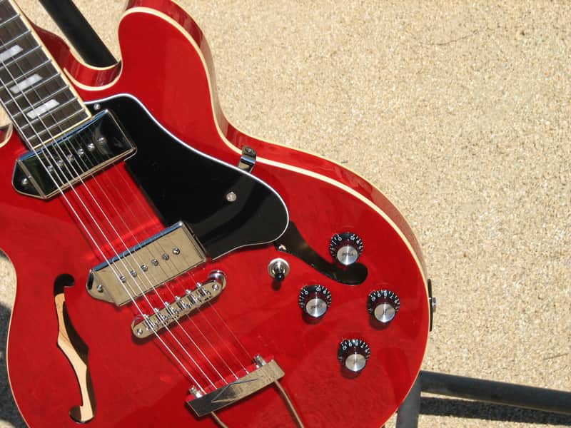Epiphone Casino Coupe - Cherry Red - Gotoh Bridge - Black