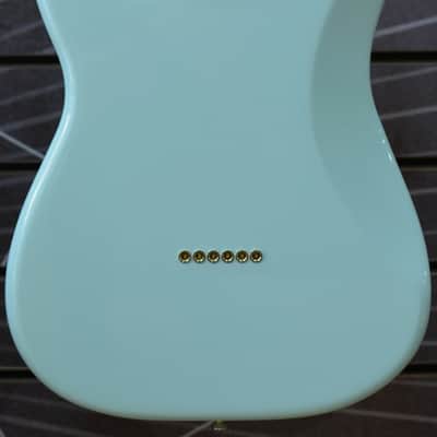 Fender Tom Delonge Stratocaster in Daphne Blue - Includes Fender Gig Bag image 2