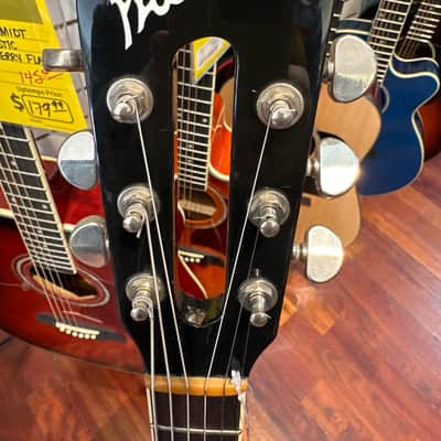 Washburn USA NV100 Custom Shop Acoustic Electric Thin Body - Black image 5