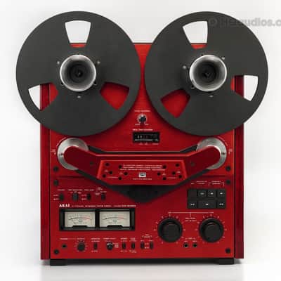 Akai GX-635D Reel-to-Reel Tape Deck Custom Red - Restored - 1 Year Warranty image 5