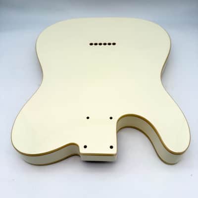 HooDoo Telecaster Body Alder Vintage White Light htb6524 image 7