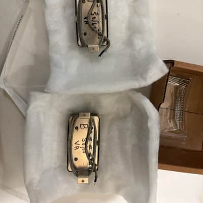 Virgil Arlo 50/60 black label PAF Humbucker Set image 5