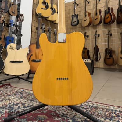 Fender Standard Telecaster, Maple Fingerboard, Black Pickguard, Butterscotch Blonde image 8
