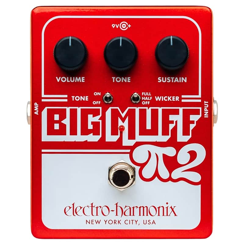 New Electro-Harmonix EHX Big Muff Pi 2 with Tone Wicker Dual Op-Amp Fuzz Pedal image 1