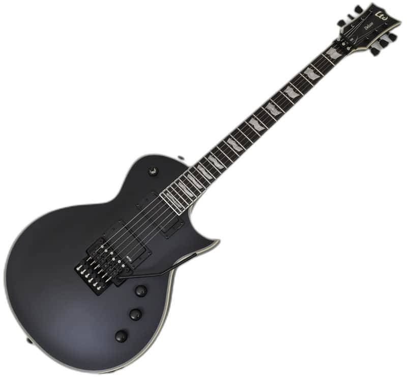 ESP LTD EC-1000 FR Satin Black Electric Guitar B-Stock image 1