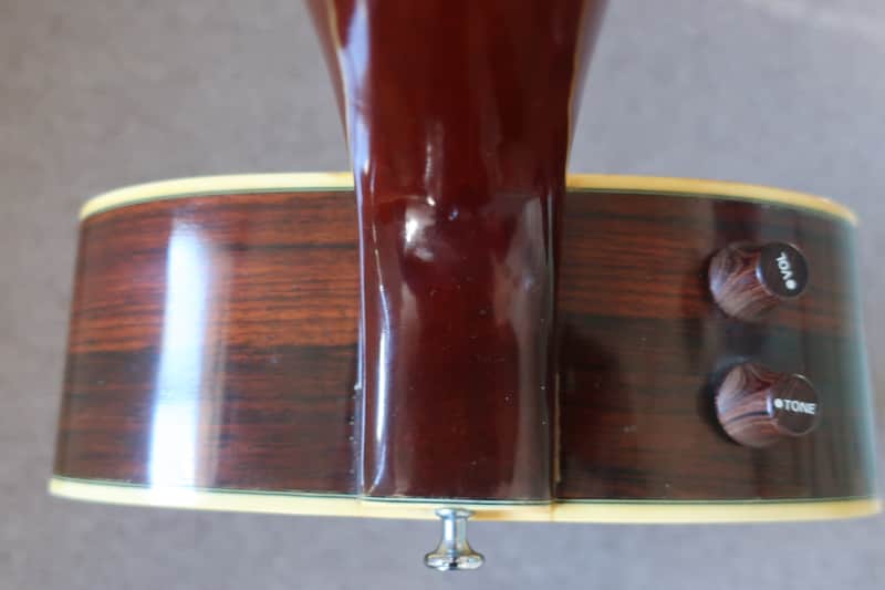Vintage 1970s Aria FE60 Elecord Inlay Rare Jumbo Electric | Reverb