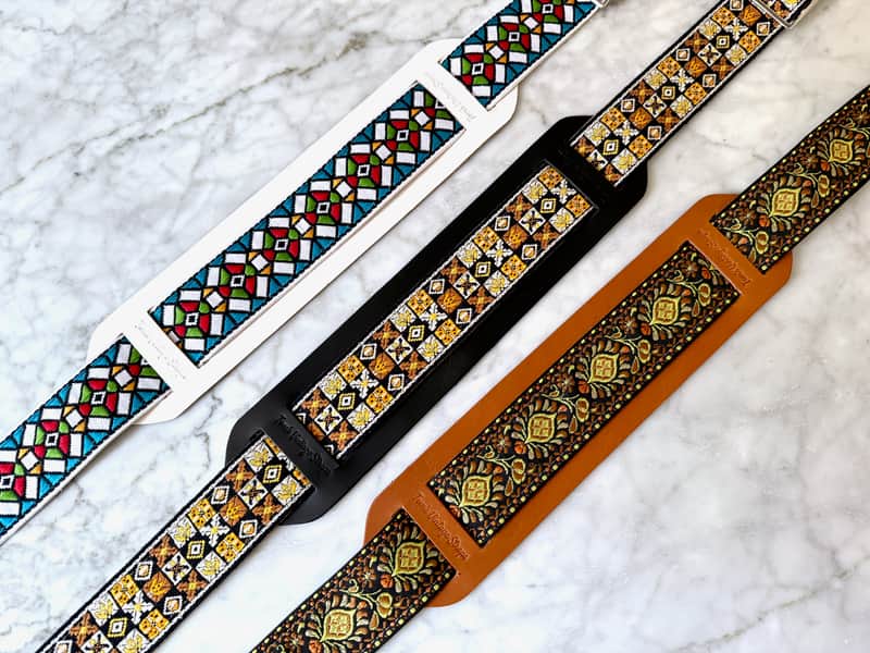 "Tom's Vintage Straps" Leather Shoulder Pad image 1