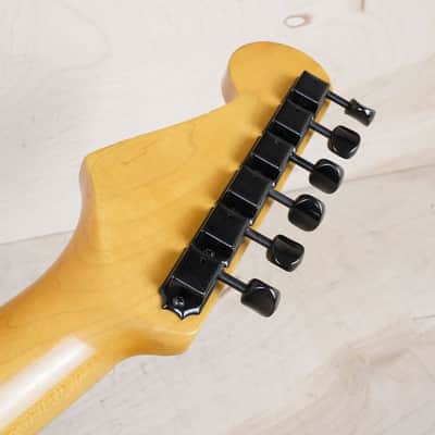 Fender Order Made ST-57 Stratocaster '57 Reissue MIJ 1991 Transparent Black w/ Matching Headstock Japan Fujigen HSS w/ Bag image 5