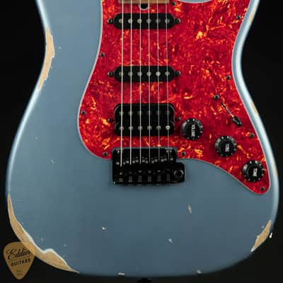 2024 - Suhr Eddie's Guitars Exclusive Classic S Antique Roasted - Ice Blue Metallic image 2