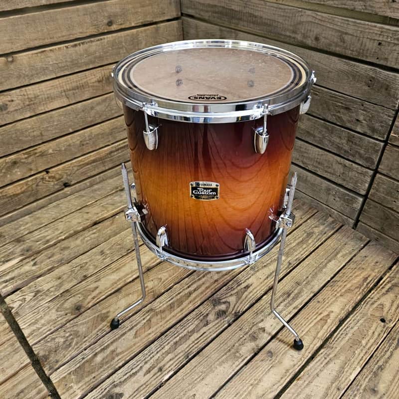 Yamaha 14" Rock Tour Floor Tom Drum, Brown Sunburst USED! RKT4T210726 image 1