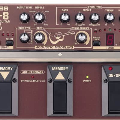 Boss AD-8 Acoustic Guitar Multi Effects Pedal image 3