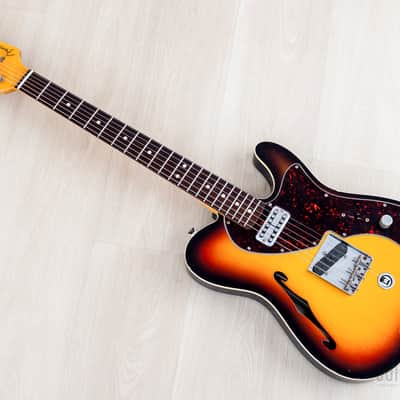 2011 Fender Custom Shop Masterbuilt Yuriy Shishkov 1963 Telecaster Thinline B-Bender Sunburst w/ Case, COA, Tags image 12
