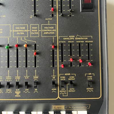 ARP 2811 Odyssey Mark II Monophonic Analog Synthesizer 1975 - 1978 - Black / Gold image 4