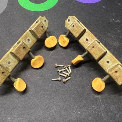 1960's Kluson Deluxe Double Line Strip Tuners - Nickel image 1