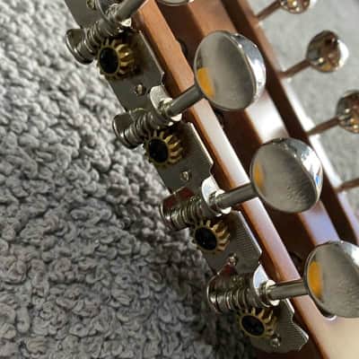 Natural Finish 10 String Acoustic Electric Guitar, Solid Spruce Top Body, Mahogany Neck, Rosewood Fingerboard Bild 10