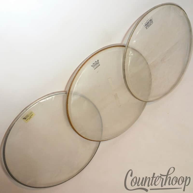 *Remo 3x 15" Snare Drum Resonant Side Heads Emperor,Ambassador,Ludwig 60s Parade image 1