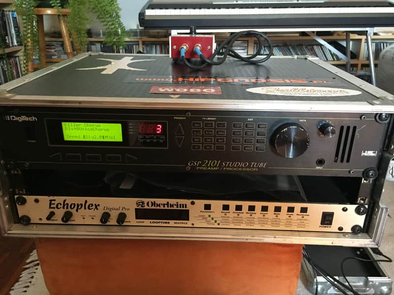 1990s Black Vintage DigiTech GSP2101 with rare PPC-210 SDisc card and Johnson J12 controller image 1