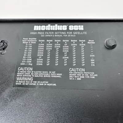 Infinity Modulus 80 U Crossover High Pass Filter image 3