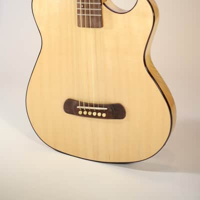 Thin Body Acoustic Guitar, NRS by New Sound Acoustic Handcrafted American image 1