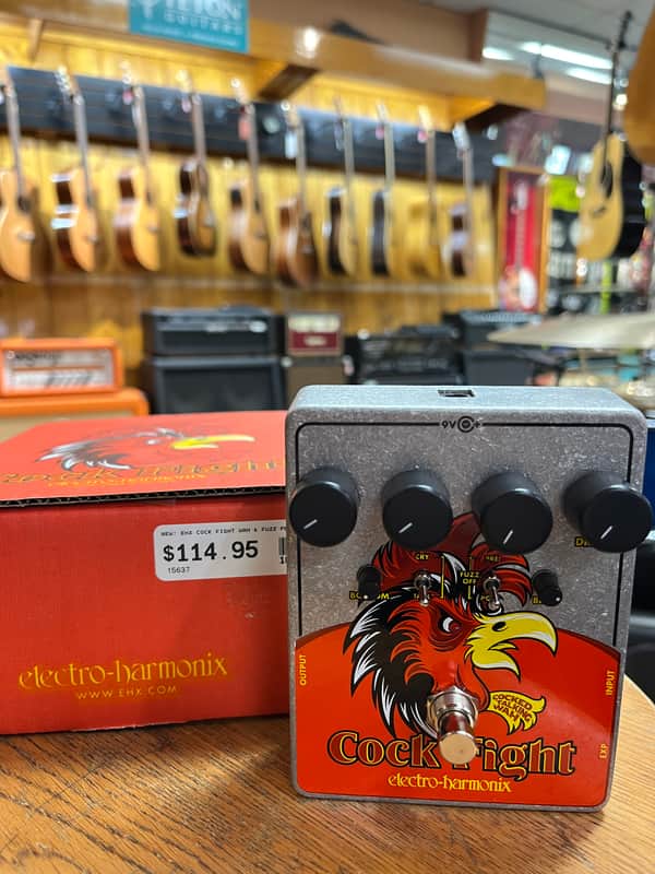 Electro-Harmonix Cock Fight Cocked Talking Wah 2015 - Present - Orange / Gray / Yellow image 1