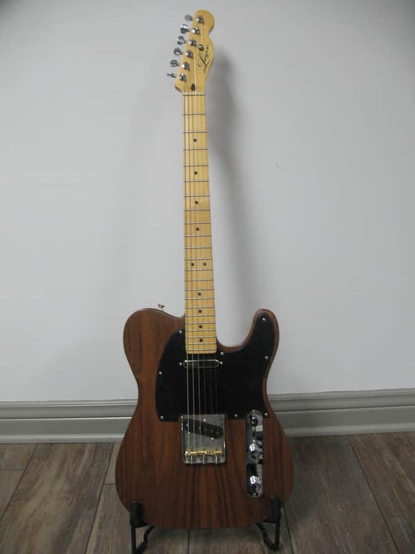 Logan Custom Tele Standard Walnut top veneer, American Cedar body, Gloss nitro image 1