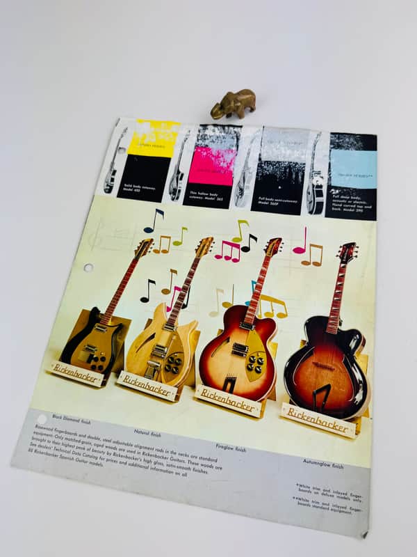 Rickenbacker Guitar & Bass Flyer 1968 image 1