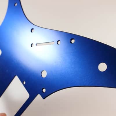 Blue Anodized Aluminum pickguard fits Ibanez (tm) RG550 Jem RG HXH HH image 3
