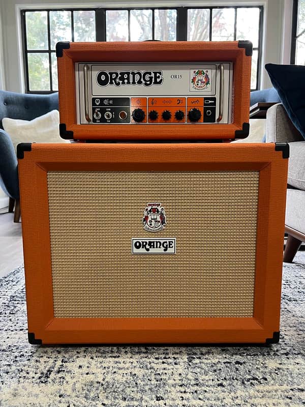 Orange OR15 Head with Matching PPC112 Cabinet OR15 Head with Matching PPC112 Cabinet 2010s - Orange image 1