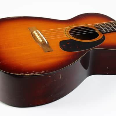 1966 Guild F-20 Small Body Sunburst | Hoboken Factory Vintage Guitar Acoustic Guitar image 17