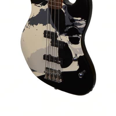 Squier Frank Bello (Anthrax) Electric Jazz Bass – Used - Black image 7