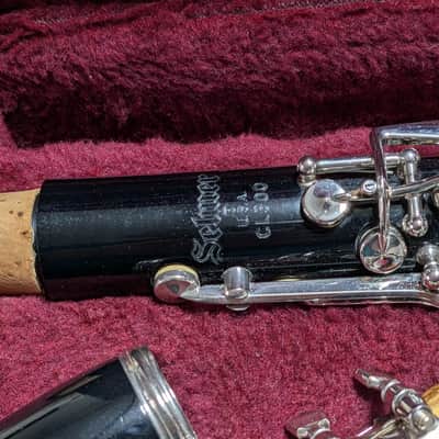 Selmer CL300 USA Bb Clarinet Resin Body Vintage + Case & Reeds image 9