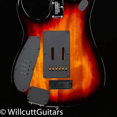 Ernie Ball Music Man JP15 6 Piezo Tiger Eye Quilt Top (293) image 4