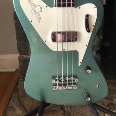 Gibson Thunderbird II 1965 - Nitro Pelham Blue (refin) image 2