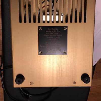 Bob Gjika Mini Amp 5W Power Tube Overdrive Pedal EL84 w/ manual - fat tweed champ style distortion image 2