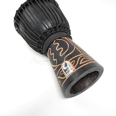 Toca 8" Black Mamba Rope Tuned Djembe w/ Deluxe Bag image 4