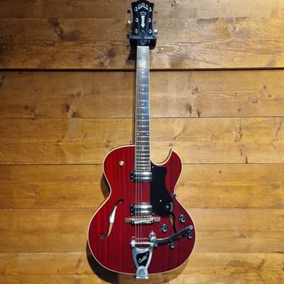 Guild Newark St. Collection Starfire III Hollow Body; Cherry Red: Serial No: KS91572145  | Second Hand image 2