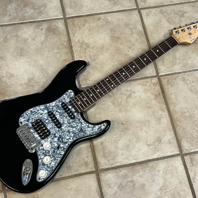 2011 G&L Tribute Legacy HSS Electric Guitar Black image 2