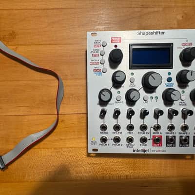 Intellijel Cylonix Shapeshifter Dual Wavetable VCO Eurorack Synth Module 2015 - Present - Silver image 2