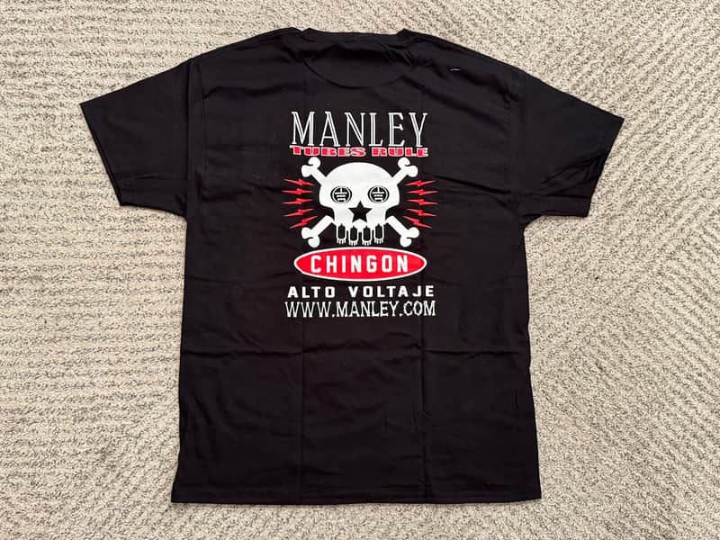 Manley Labs High Voltage T-Shirt – Black – Size Medium image 1