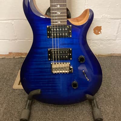 PRS SE Custom 24  in Faded Blue Burst W/PRS Gigbag #6430 image 2