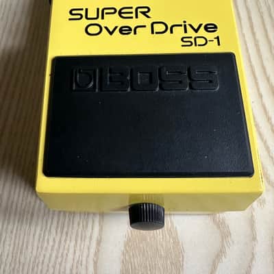Boss SD-1 Super OverDrive (Silver Label) 1997 - Present - Yellow image 2