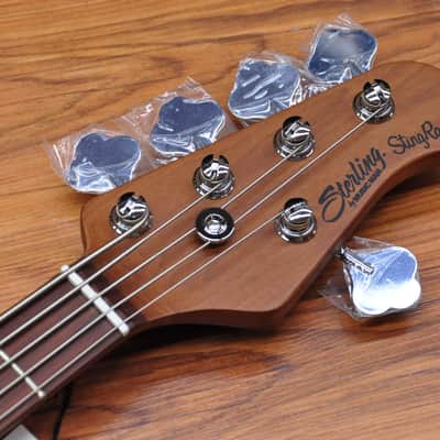 Sterling by Music Man Stingray 35HH - Natural Burl Satin image 11