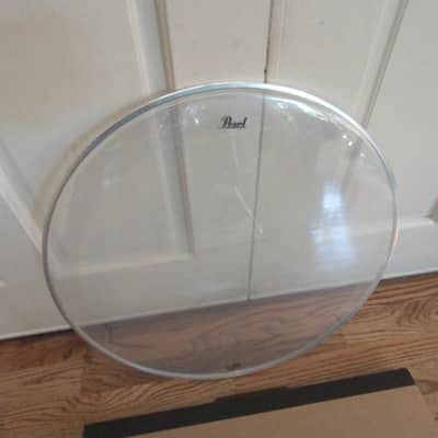 Remo Pearl New 24-in bass drum batter head with built-in muffler image 2